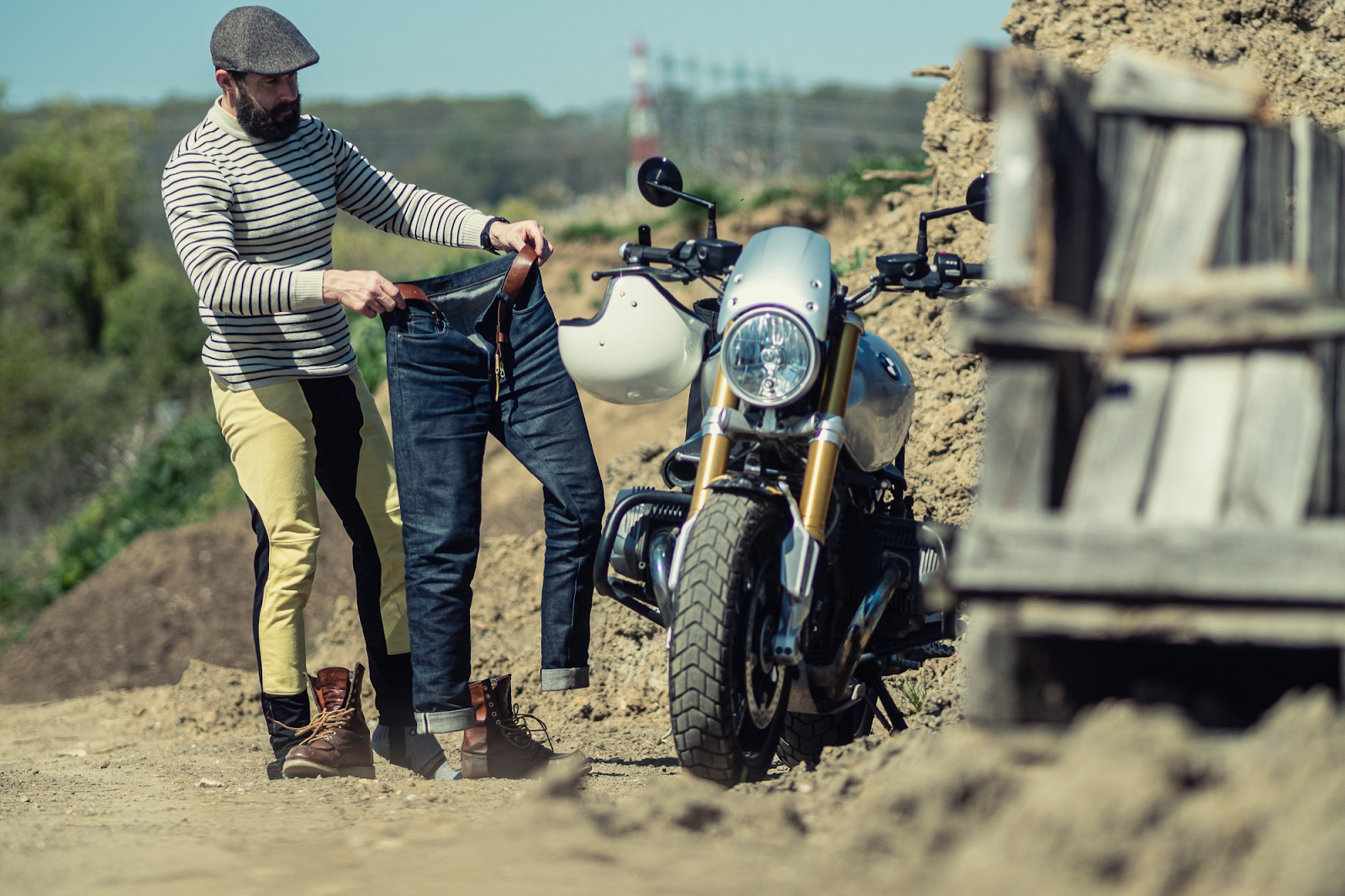 pantalon moto