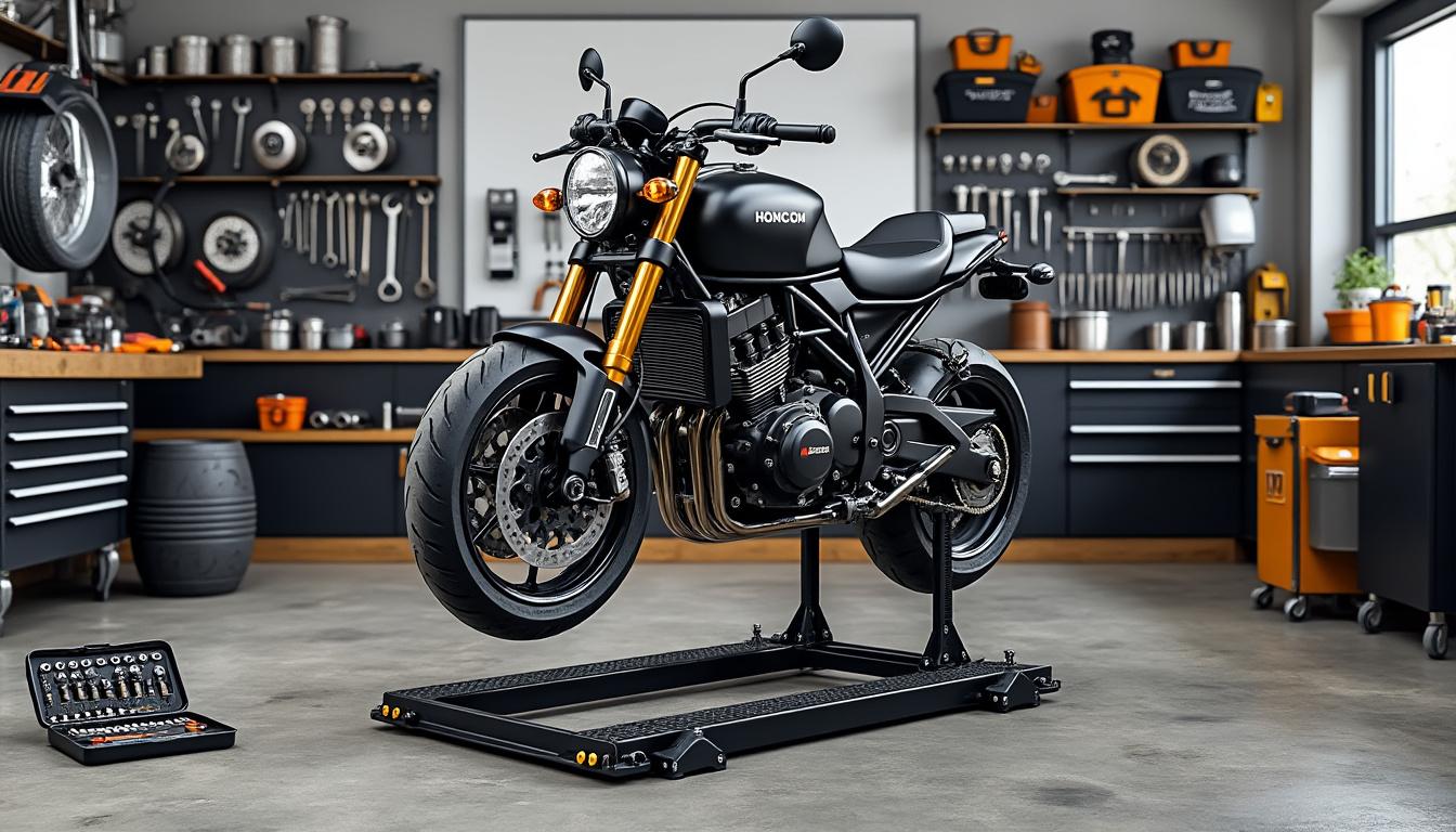 découvrez comment un lève-moto tout-terrain peut révolutionner vos sessions de bricolage en offrant un accès facile et sécurisé à votre véhicule. optimisez vos réparations et améliorations grâce à un outil indispensable qui allie performance et praticité.