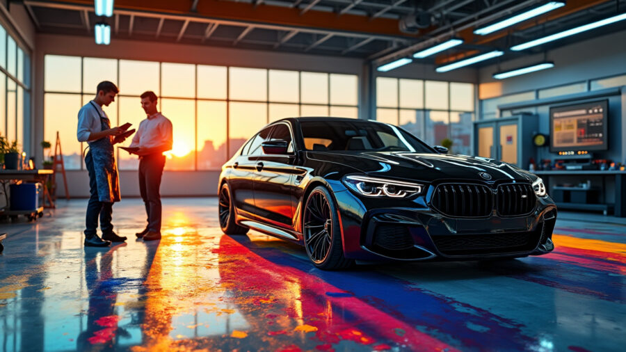 découvrez tout ce qu’il faut savoir sur les prix d’une peinture complète de voiture réalisée au black en 2024, les risques encourus et l’impact sur vos assurances auto.