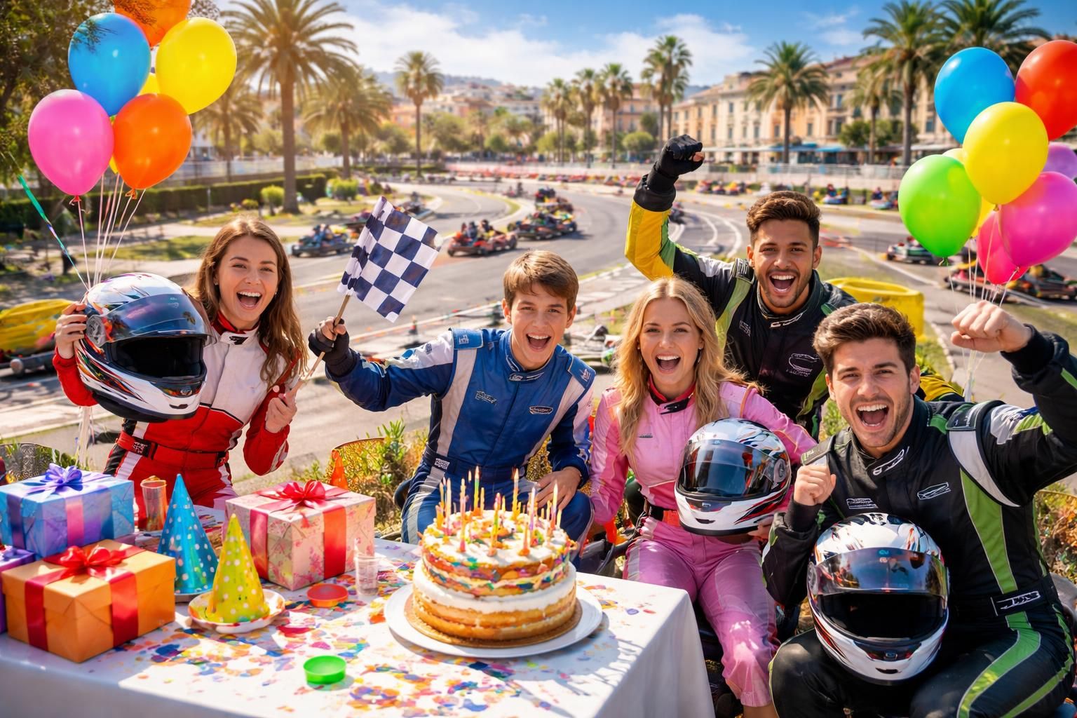 découvrez le karting à nice, l'activité idéale pour célébrer anniversaires et sorties en groupe dans une ambiance pleine de vitesse et de fun.