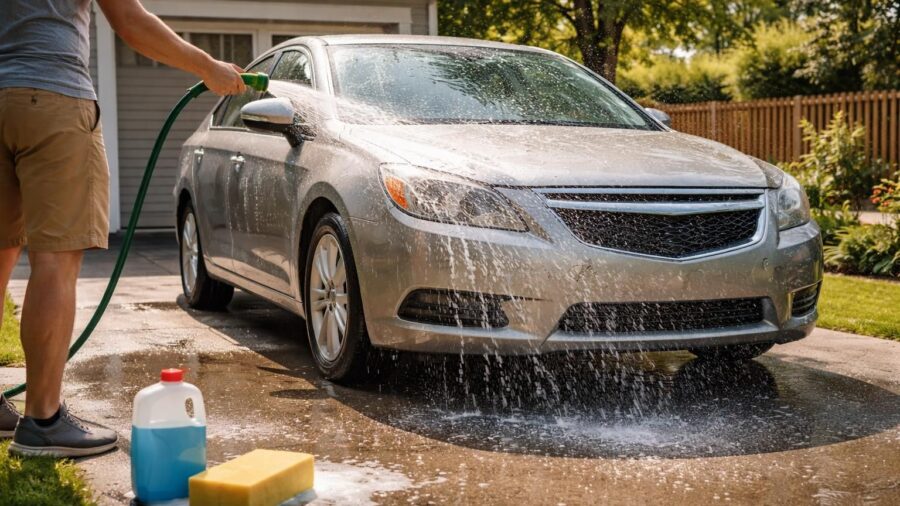découvrez si laver sa voiture dans sa cour est autorisé ou non, et démêlez le mythe de la réalité grâce à notre guide complet.