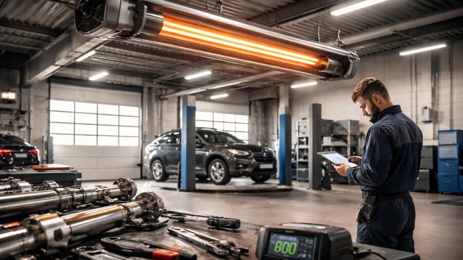 découvrez les facteurs qui influencent le prix des tubes radiants à gaz pour votre garage auto et faites le meilleur choix pour chauffer efficacement votre espace de travail.